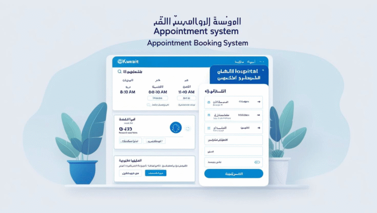 كيف يمكنني حجز موعد في مستشفى الكويت؟